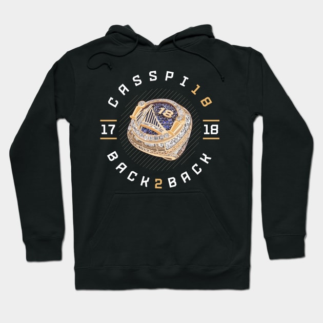 Omri Casspi 18 Back 2 Back Championship Ring 2017-18 Hoodie by teeleoshirts